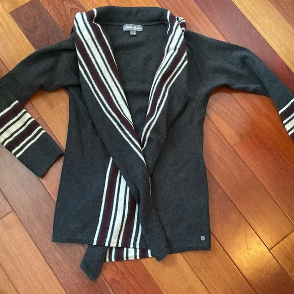 Eddie Bauer open cardigan size small - Picture 4 of 6